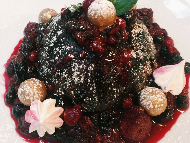 Chocolate and Cherry Christmas Pudding - Caroline Garner & Alan Lucas, Camm & Hooper