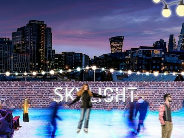 Skylight Rooftop Ice Skating